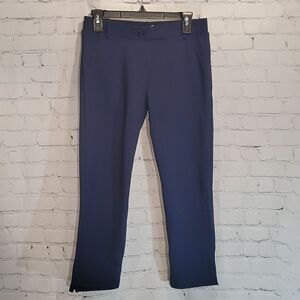 Betabrand crop classic dress pants in navy Size S